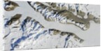 Satellite view of Ferrar Glacier, Antarctica by Anonymous