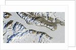 Satellite view of Ferrar Glacier, Antarctica by Anonymous
