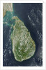 Satellite view of Sri Lanka by Anonymous