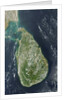 Satellite view of Sri Lanka by Anonymous