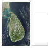 Satellite view of Sri Lanka by Anonymous