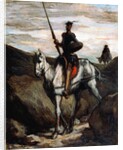 Don Quixote in the Mountains by Honoré Daumier