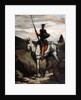 Don Quixote in the Mountains by Honoré Daumier