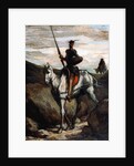 Don Quixote in the Mountains by Honoré Daumier