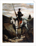 Don Quixote in the Mountains by Honoré Daumier