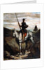 Don Quixote in the Mountains by Honoré Daumier
