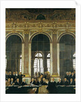 The Signing of the Peace Treaty in the Hall of Mirrors, Versailles, 28th June 1919 by William Orpen
