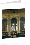 The Signing of the Peace Treaty in the Hall of Mirrors, Versailles, 28th June 1919 by William Orpen