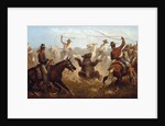Cowboys Roping a Bear by James Walker