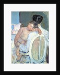 Woman Sitting with a Child in Her Arms by Mary Cassatt