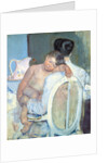 Woman Sitting with a Child in Her Arms by Mary Cassatt