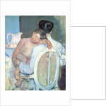 Woman Sitting with a Child in Her Arms by Mary Cassatt