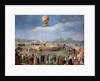Ascent of a Balloon at the Court of Charles IV by Antonio Carnicero