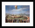 Ascent of a Balloon at the Court of Charles IV by Antonio Carnicero