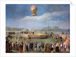 Ascent of a Balloon at the Court of Charles IV by Antonio Carnicero