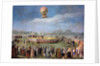 Ascent of a Balloon at the Court of Charles IV by Antonio Carnicero