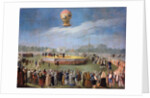 Ascent of a Balloon at the Court of Charles IV by Antonio Carnicero