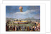 Ascent of a Balloon at the Court of Charles IV by Antonio Carnicero