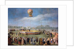 Ascent of a Balloon at the Court of Charles IV by Antonio Carnicero