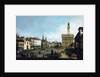 The Piazza della Signoria and Palazzo Vecchio in Florence by Bernardo Bellotto
