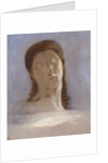 Closed Eyes by Odilon Redon