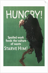 Hungry Vulture Poster by Anonymous