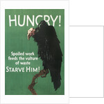 Hungry Vulture Poster by Anonymous