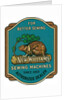 Sewing Machine Ad with Beaver by Anonymous