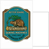 Sewing Machine Ad with Beaver by Anonymous