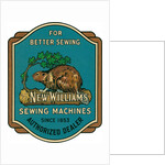 Sewing Machine Ad with Beaver by Anonymous