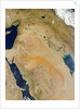 Satellite view of the Middle East by Anonymous