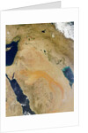 Satellite view of the Middle East by Anonymous