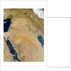 Satellite view of the Middle East by Anonymous