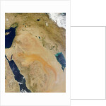 Satellite view of the Middle East by Anonymous