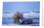 Polar Bear Feeding on Walrus, Hudson Bay, Nunavut, Canada by Anonymous