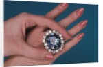 The Hope Diamond as a ring by Anonymous