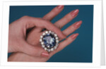 The Hope Diamond as a ring by Anonymous