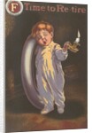 Sleepy Boy with Tire and Candle by Anonymous