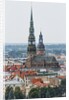 View of St. Peter church from the Latvian Academy of Science building by Anonymous
