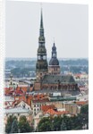 View of St. Peter church from the Latvian Academy of Science building by Anonymous