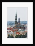 View of St. Peter church from the Latvian Academy of Science building by Anonymous