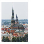 View of St. Peter church from the Latvian Academy of Science building by Anonymous