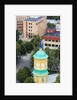 View of the bell-tower of the Orthodox church from the Latvian Academy of Science building by Anonymous