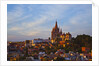 Cathedral of San Miguel de Allende at sunset by Anonymous