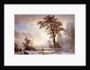 Valley of the Yosemite -Snow Fall by Albert Bierstadt