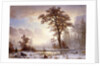 Valley of the Yosemite -Snow Fall by Albert Bierstadt