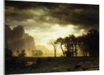 Passing Storm in Yosemite by Albert Bierstadt