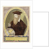 Portrait of the cartographer, Gerardus Mercator by Anonymous