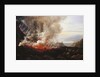 The Eruption of Vesuvius by Johan Christian Dahl