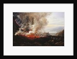 The Eruption of Vesuvius by Johan Christian Dahl